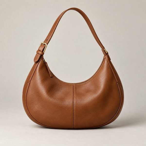 Illustrative Luna leather bag product