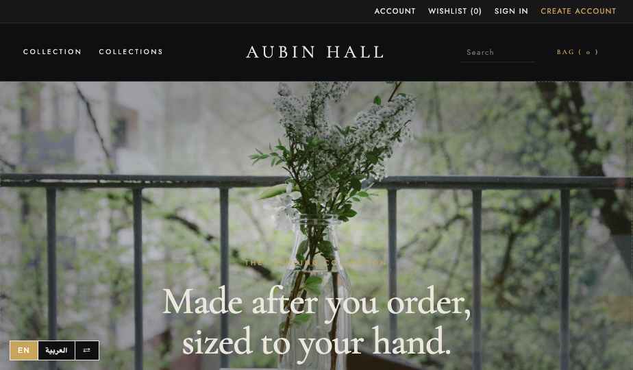 Jewelry storefront theme