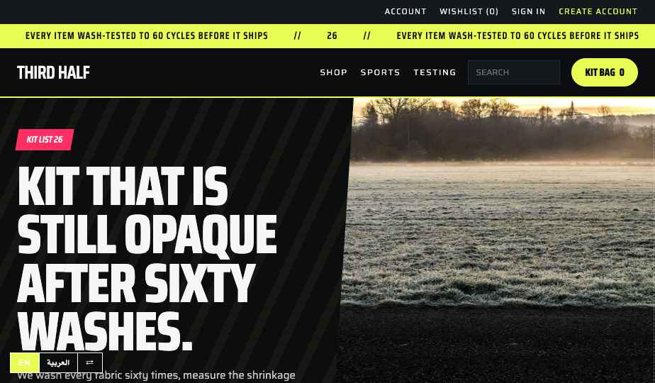 Sporting Goods storefront theme