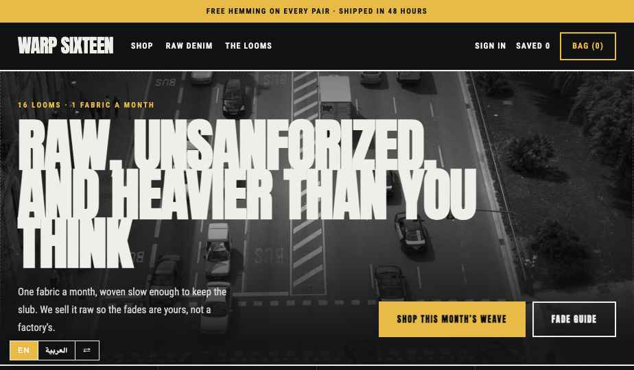 Denim storefront theme
